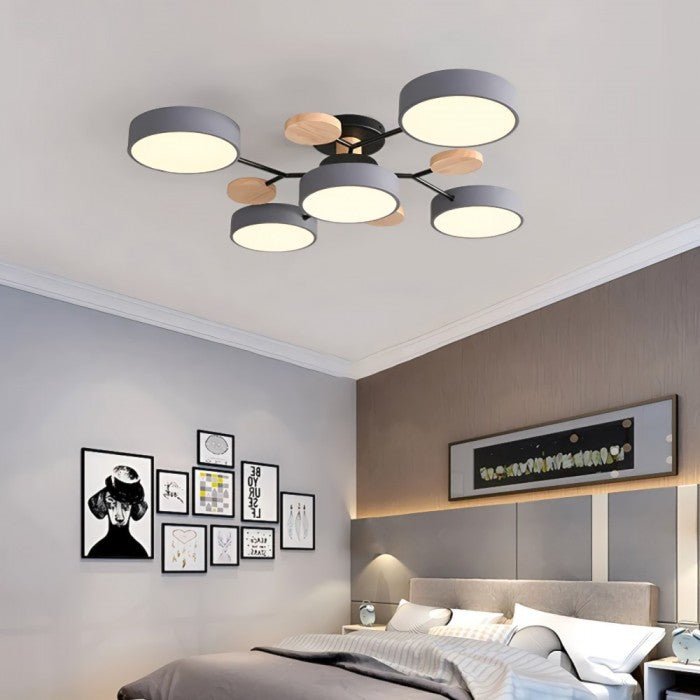Skanto | Skandinavische LED-Deckenlampe – Modernes Ast-Design mit warmweißer Beleuchtung & energiesparender Technologie