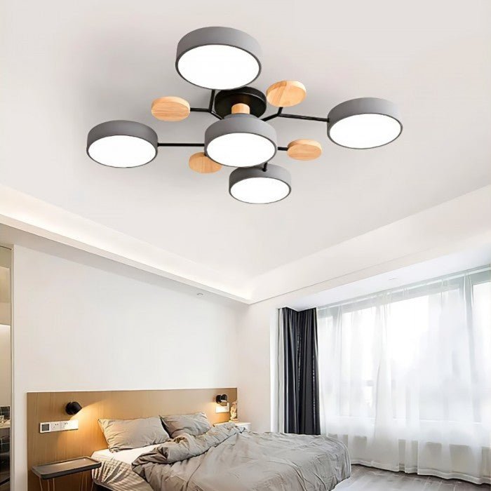 Skanto | Skandinavische LED-Deckenlampe – Modernes Ast-Design mit warmweißer Beleuchtung & energiesparender Technologie