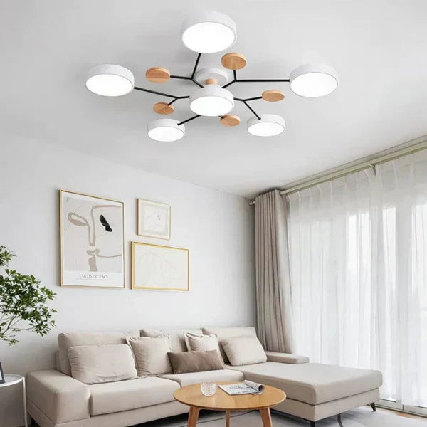 Skanto | Skandinavische verzweigte LED-Deckenleuchte