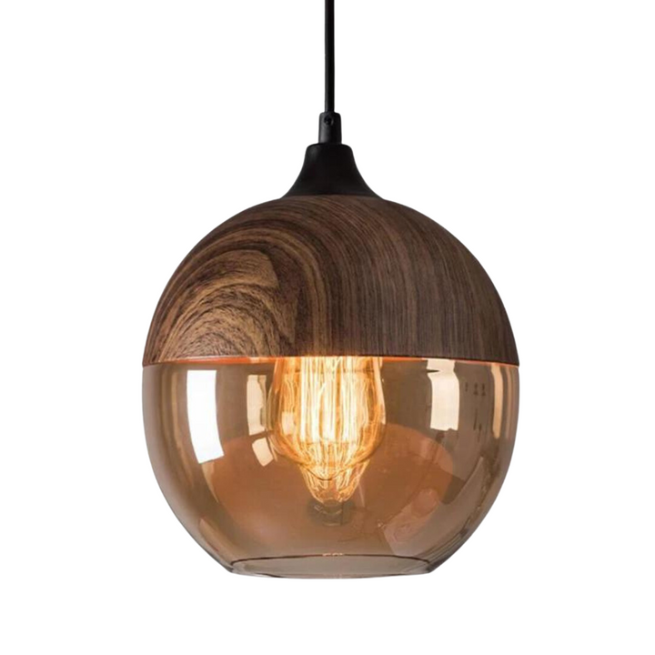 Skanto | NordLuna Stilvolle skandinavische Holz-Deckenlampe