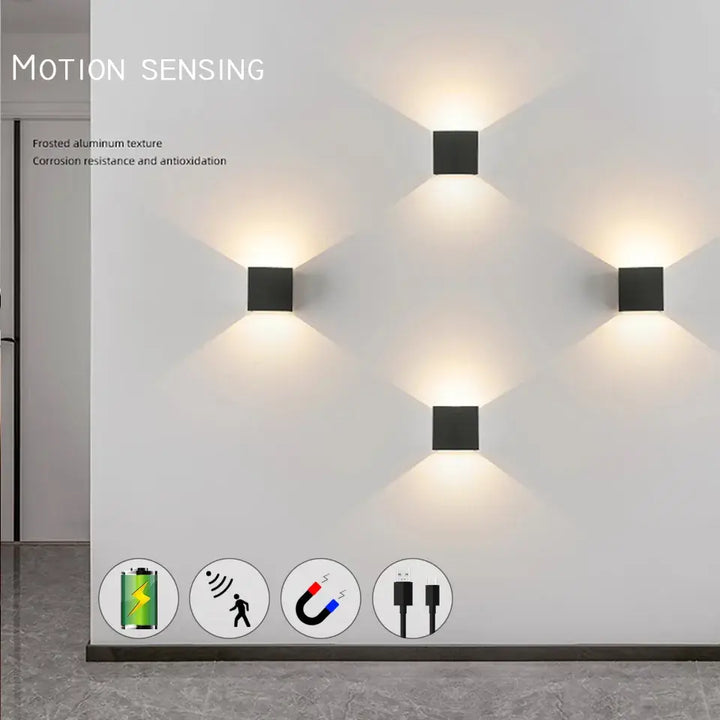 Skanto | Wiederaufladbare Wandlampe mit Sensor