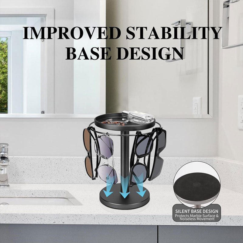 Skanto | OPTITURN – 360° drehbarer Brillenhalter mit kompaktem Design und vielseitiger Funktionalität