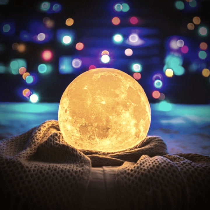 Skanto | Mondlampe - Lunar - Wiederaufladbar - Touch-Steuerung