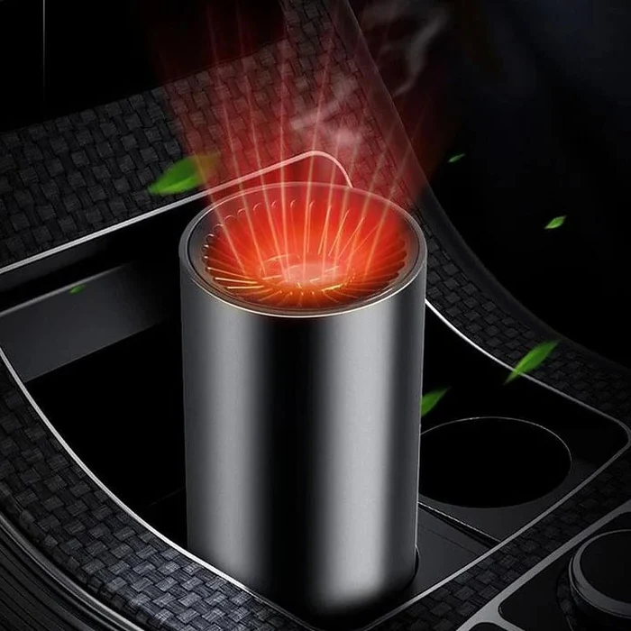 Skanto | CupHeat 12V Autoheizung & Defroster – Kompakter 360° Heißluftventilator