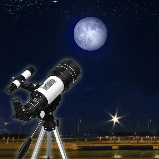 Skanto | Professionelles astronomisches Teleskop | 70mm Öffnung, 300mm Brennweite & einfacher Aufbau für Sternenbeobachtung und Naturerkundung