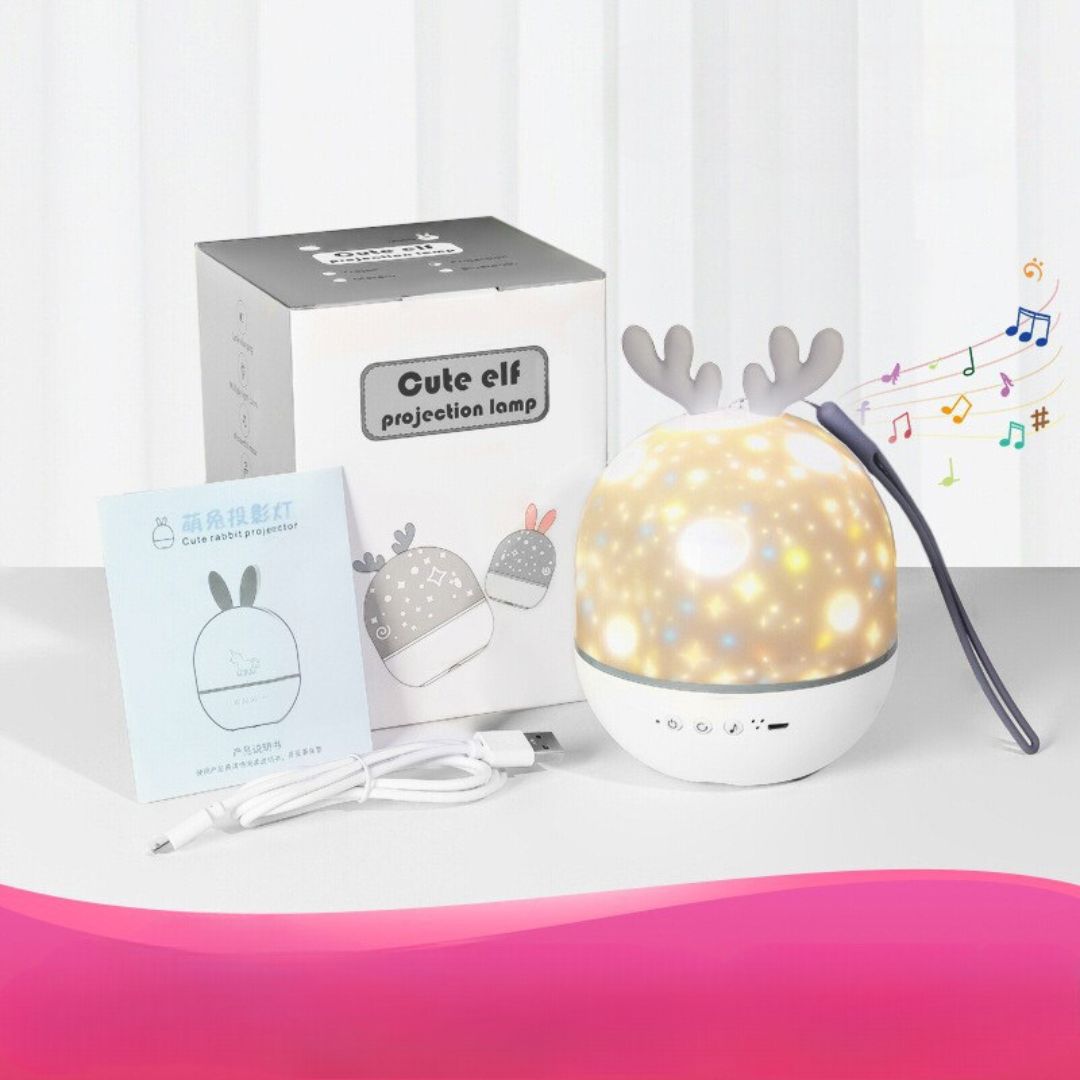 Skanto | Magische Kinderzimmerlampe mit Sterneneffekt