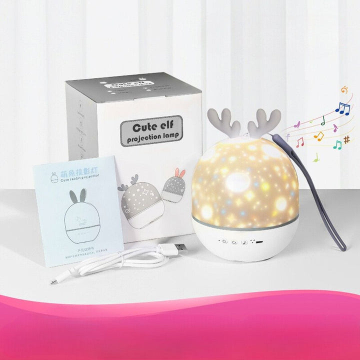 Skanto | Magische Kinderzimmerlampe mit Sterneneffekt