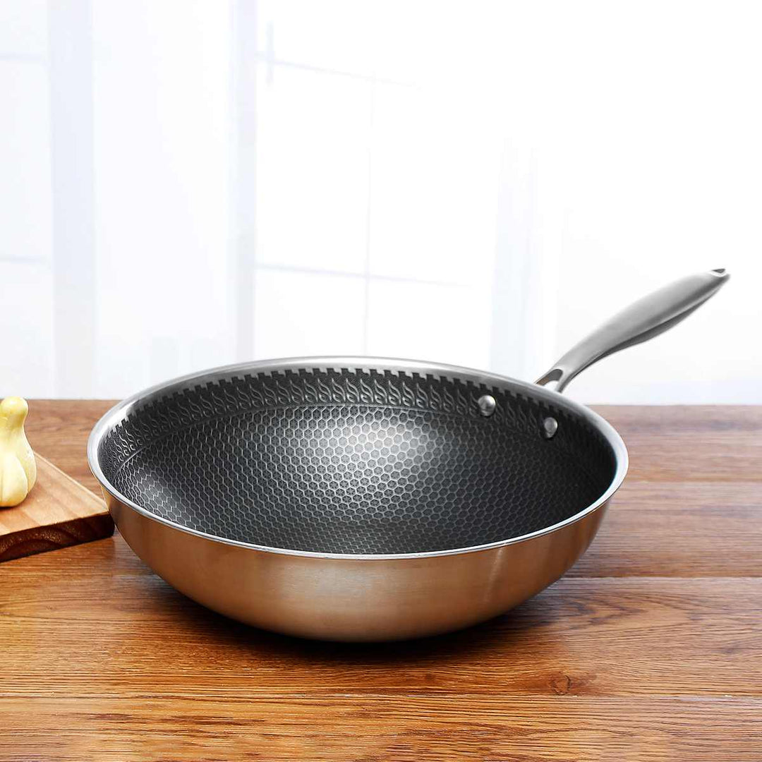 Skanto | KitchenPro | Antihaft-Edelstahl-Bratpfanne