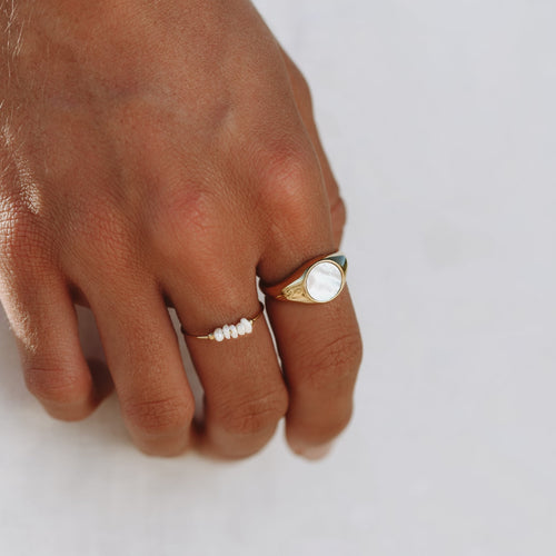 Chic Isolde Mini Perlenring – Heben Sie Ihren Stil hervor!