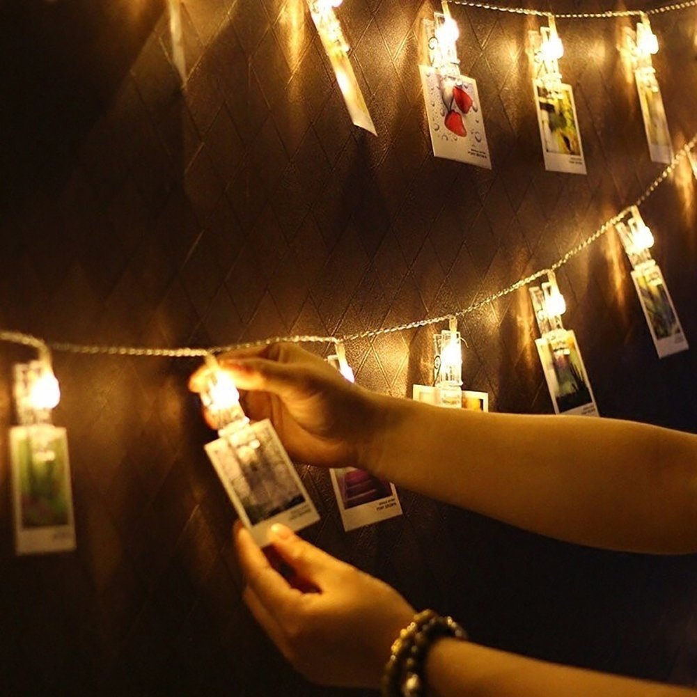 Skanto | Foto-Clip LED-Lichterkette für Bilder