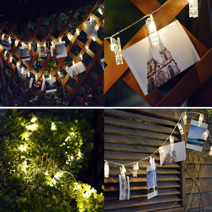 Skanto | Foto-Clip LED-Lichterkette für Bilder