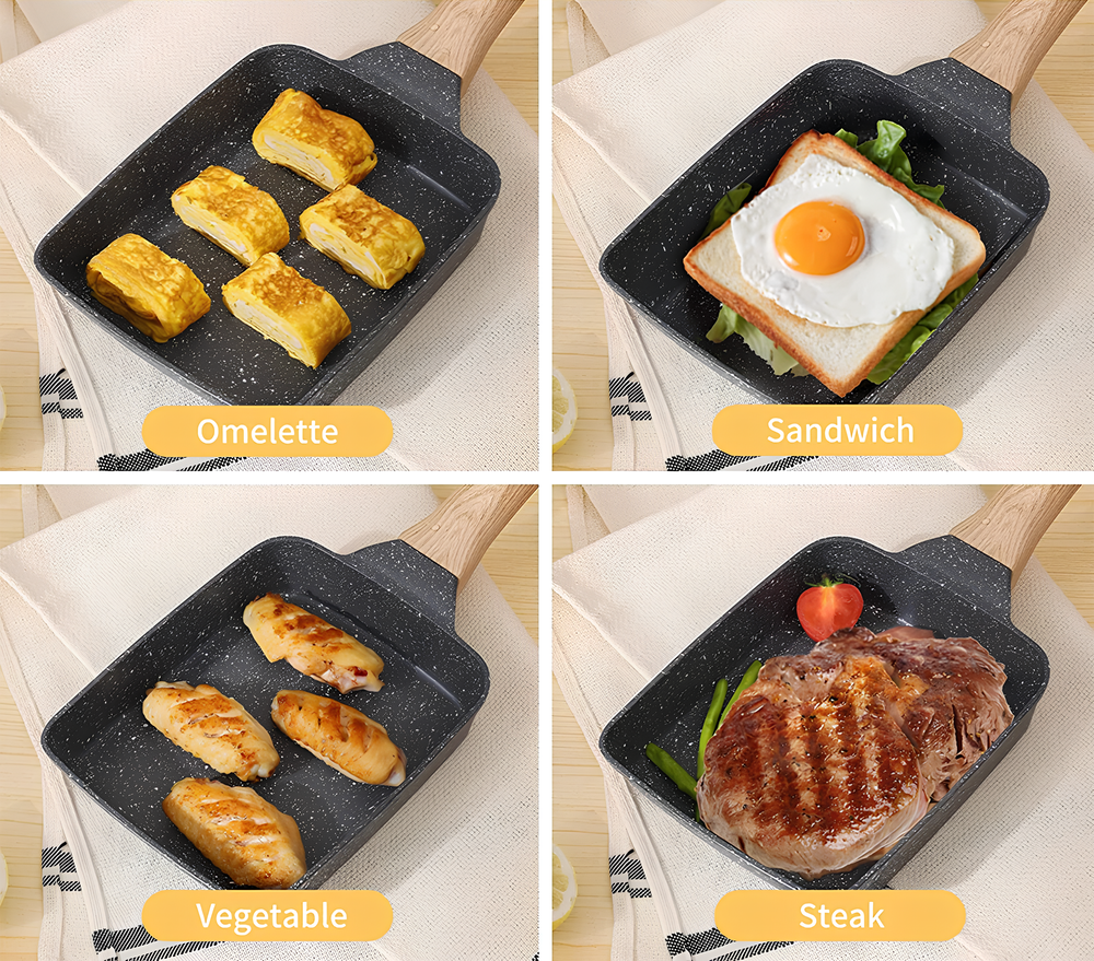Skanto Tamagoyaki Omelettpfanne mit Antihaftbeschichtung
