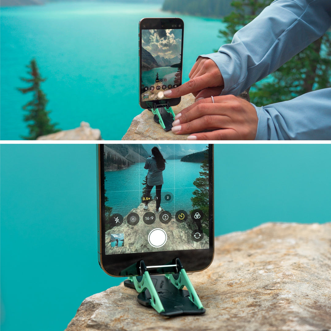 Skanto | Tragbarer Telefonständer für perfekte Fotos - SnapFold