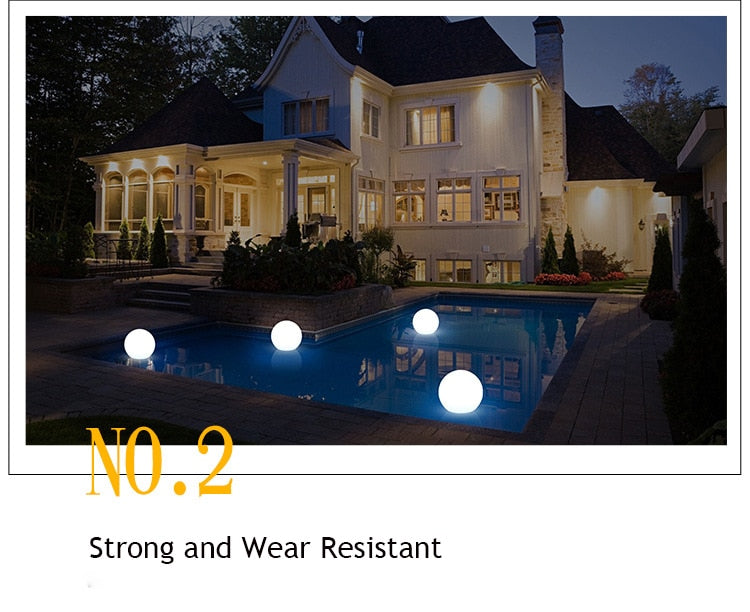Skanto | Wasserdichte LED Gartenkugel Leuchte RGB