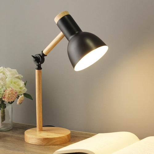 Skanto | NordicGlow | Skandinavische Holztischlampe