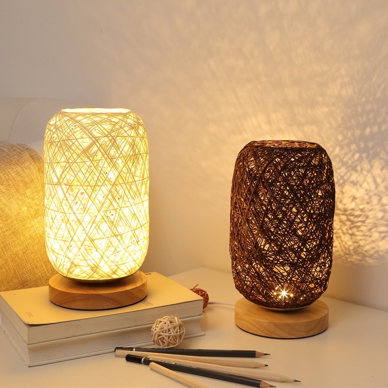 Skanto | Rattan-Tischlampe