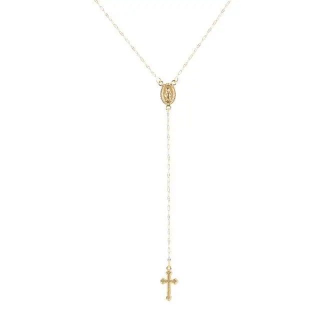 Skanto | Spirituelle Rosenkranz-Halskette – Stilvoller Glaubensschmuck für jeden Anlass