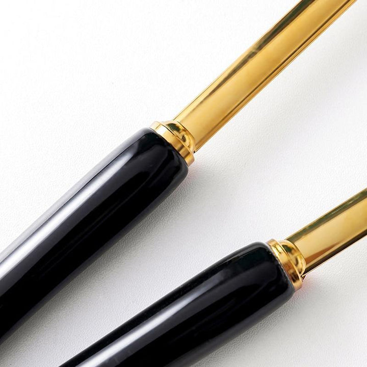 Skanto | Goldene Küchenutensilien mit Ständer