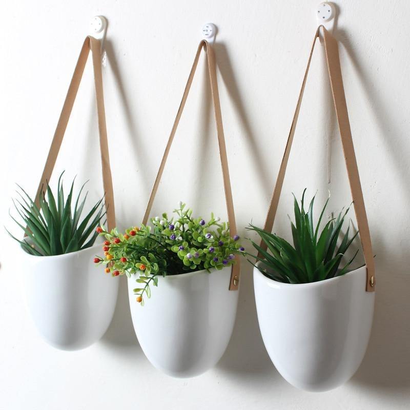 Keramik-Blumentöpfe in Taschenform | Elegante Pflanzenständer | Haus- & Gartendekoration