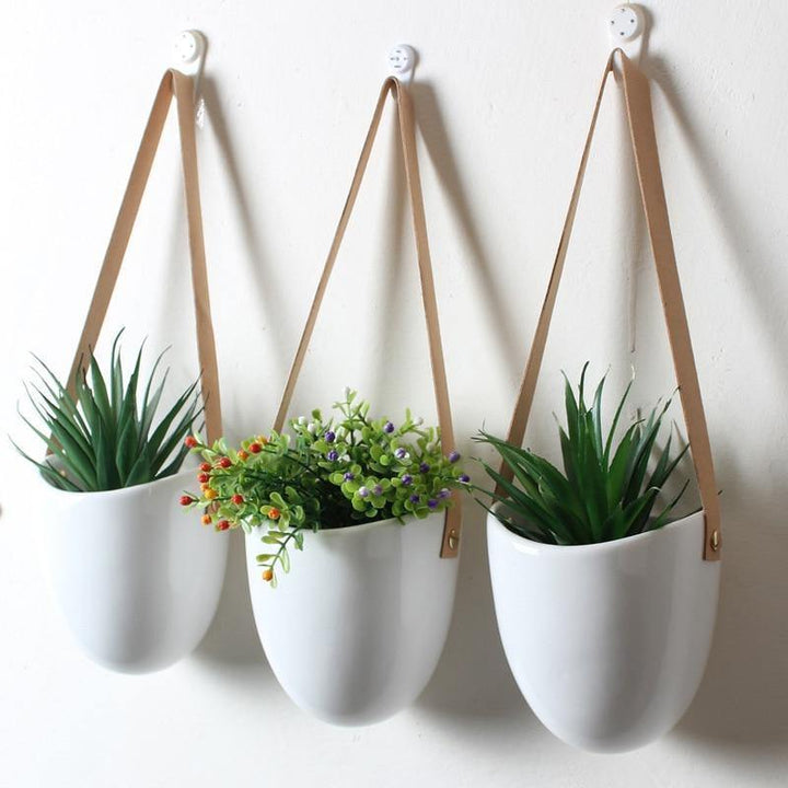 Keramik-Blumentöpfe in Taschenform | Elegante Pflanzenständer | Haus- & Gartendekoration