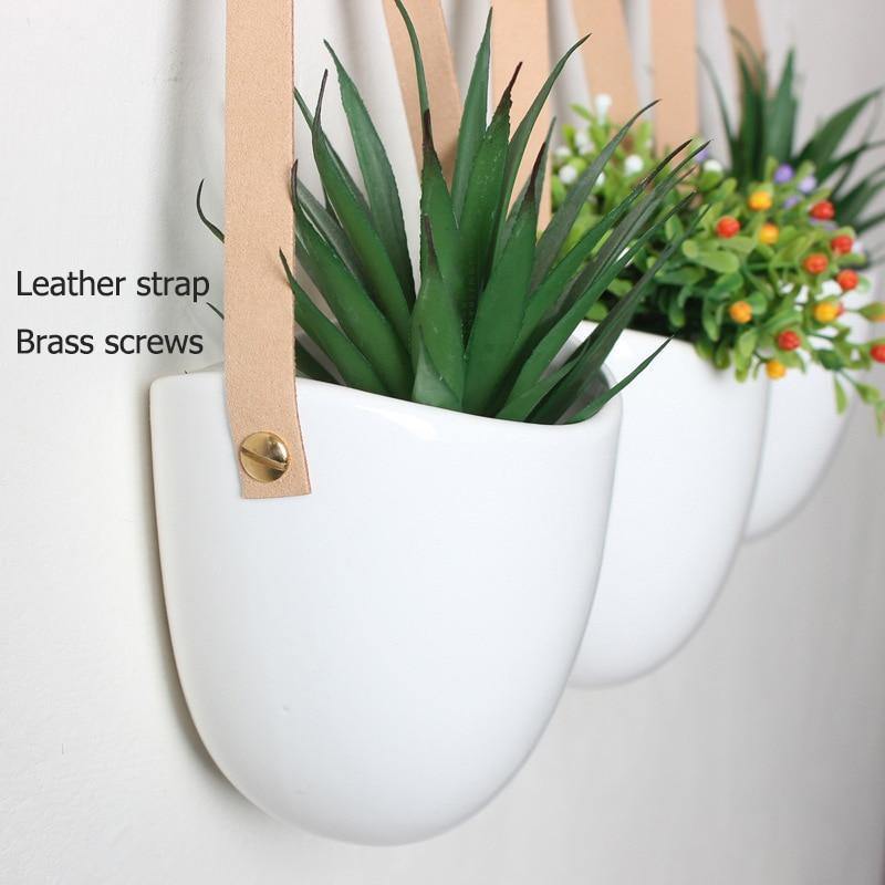 Keramik-Blumentöpfe in Taschenform | Elegante Pflanzenständer | Haus- & Gartendekoration