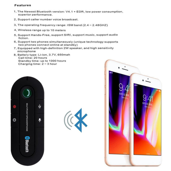 Skanto | Bluetooth Freisprecheinrichtung für das Auto