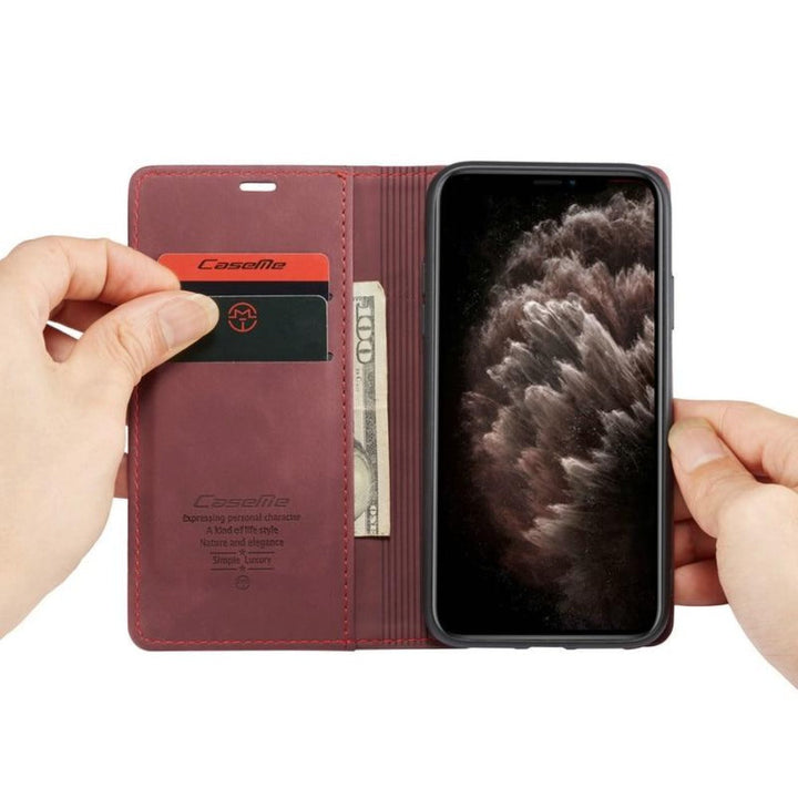 Skanto | Magnetische Flip-Wallet-Hülle für iPhone