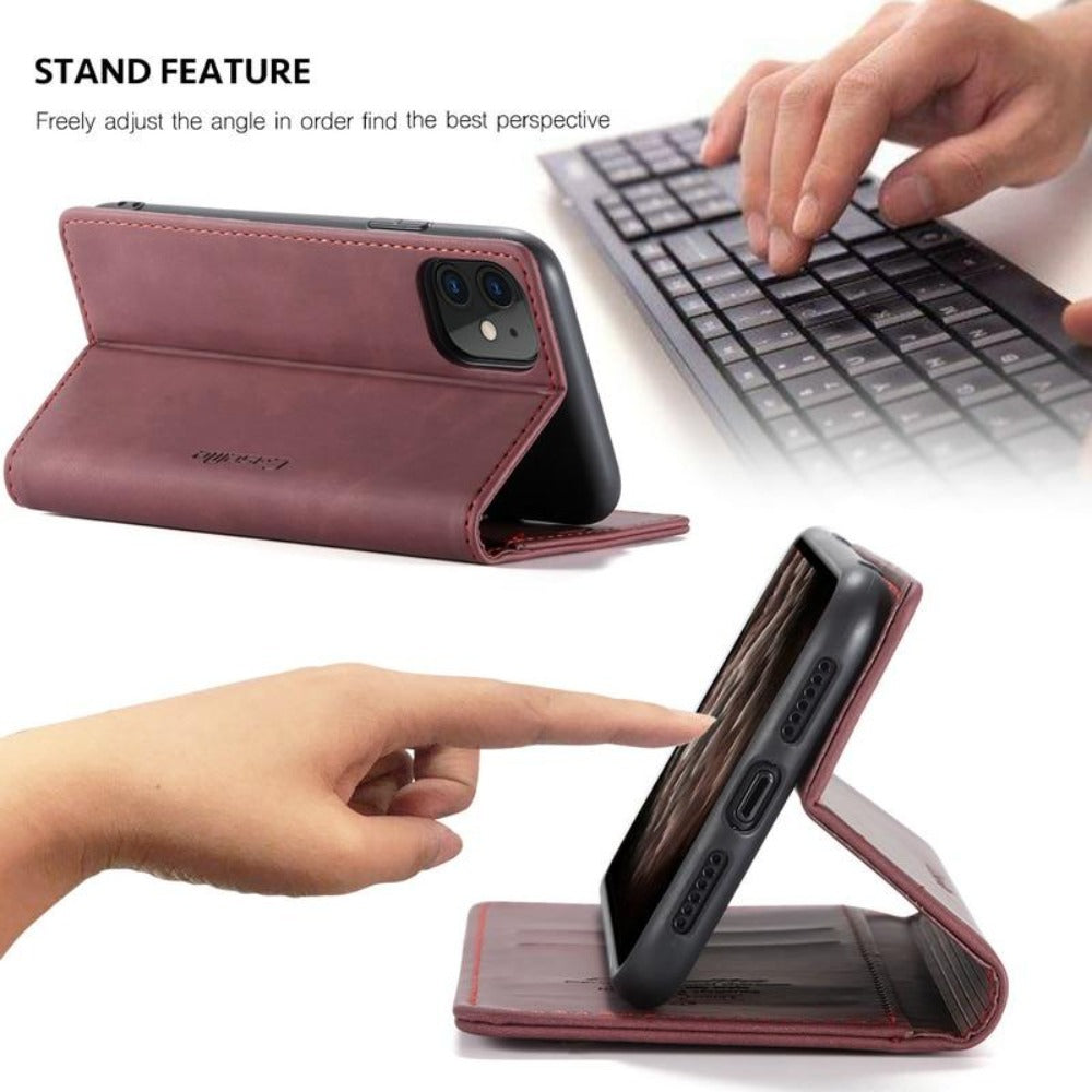 Skanto | Magnetische Flip-Wallet-Hülle für iPhone