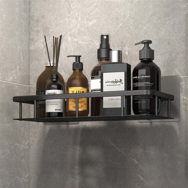 Skanto | Metall-Saugnapfregal für das Badezimmer