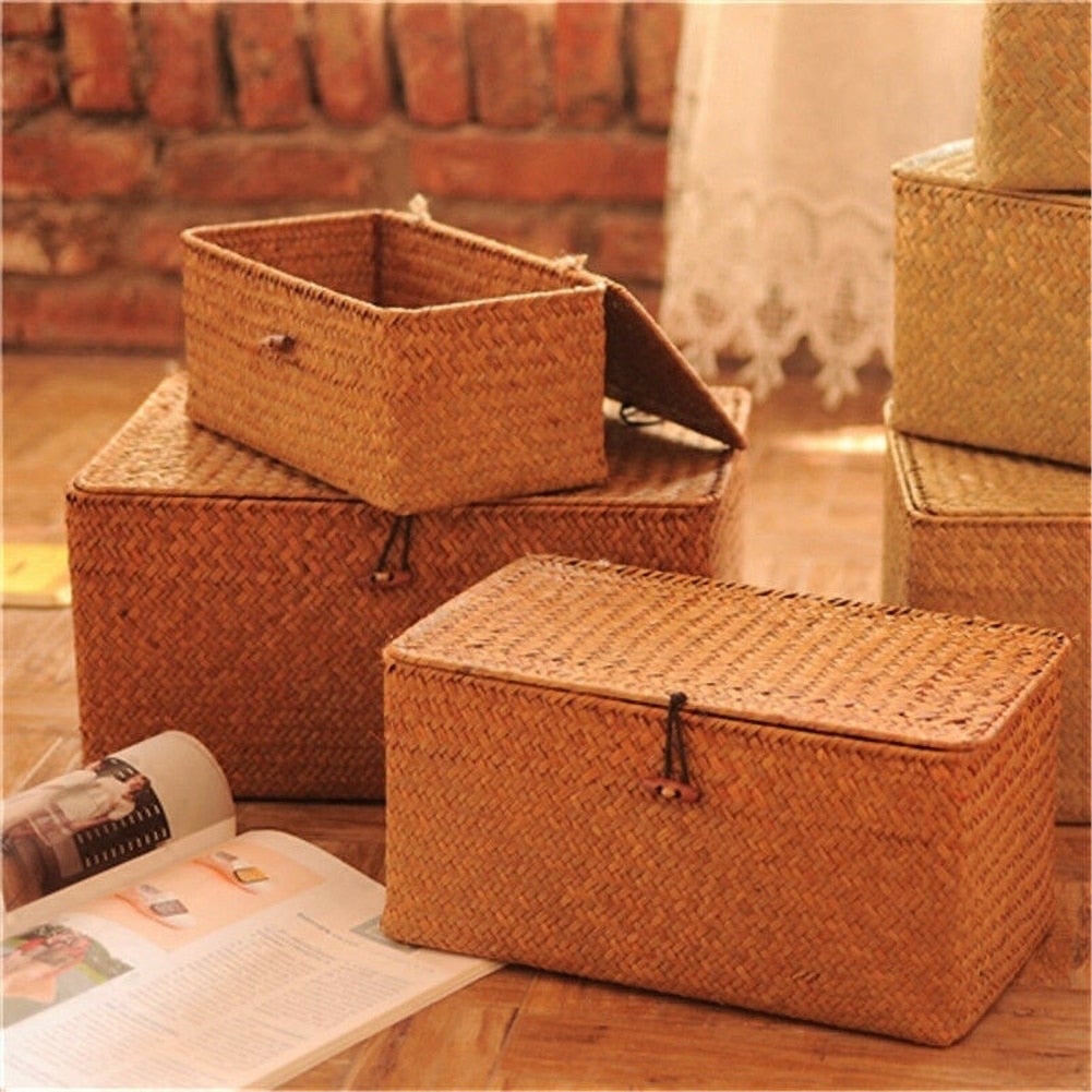 Skanto | Handgewebte Rattanbox