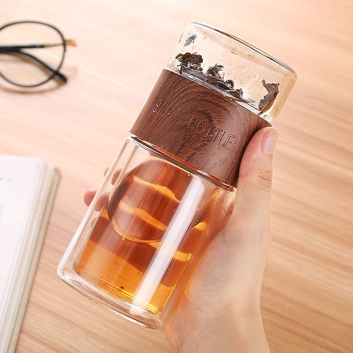Skanto | Leicht zu tragender Glas-Tee-Infuser