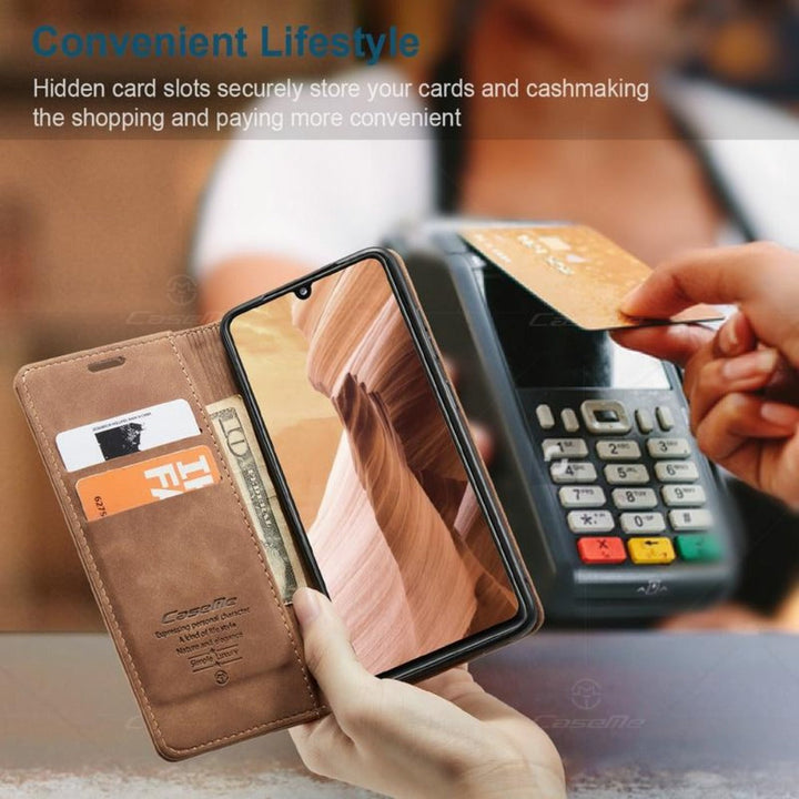Skanto | Magnetische Flip-Wallet-Hülle für iPhone