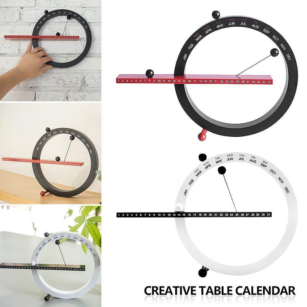 Skanto | Flip Magnetischer Manueller Tischkalender