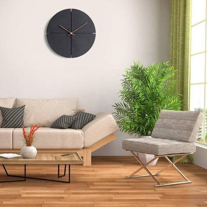 Skanto | Elegante nordische minimalistische Holzwanduhr
