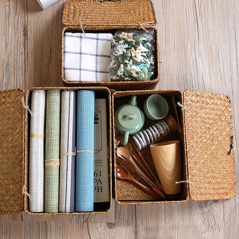 Skanto | Handgewebte Rattanbox