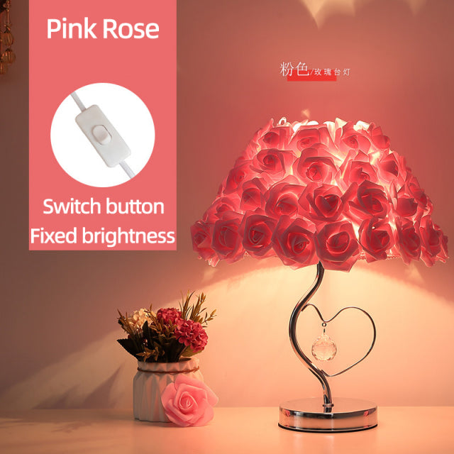 Skanto | Rosenblüten Nachttischlampe