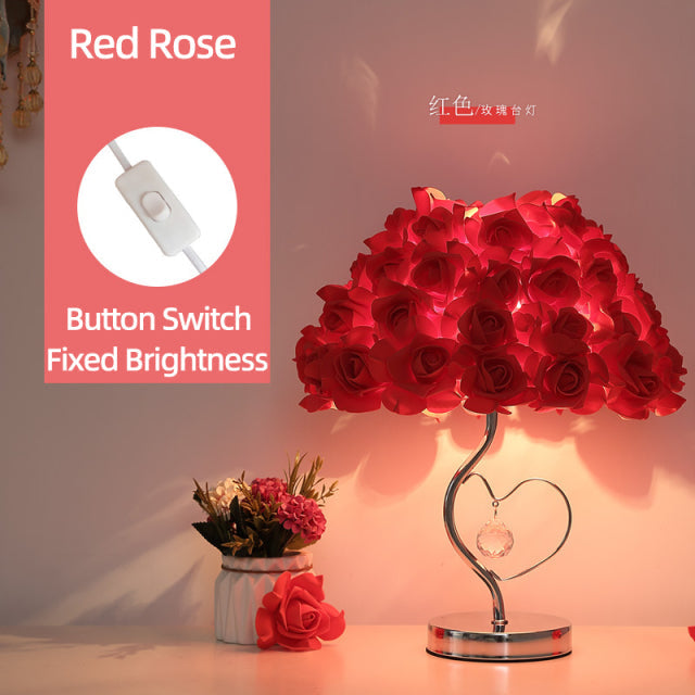 Skanto | Rosenblüten Nachttischlampe
