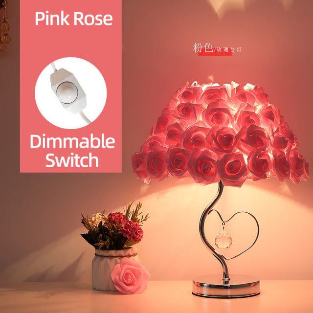 Skanto | Rosenblüten Nachttischlampe