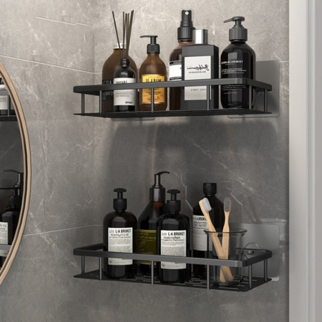 Skanto | Metall-Saugnapfregal für das Badezimmer
