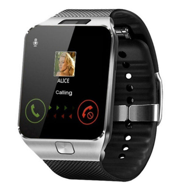 Smartwatch Unterstützung SIM-Karte Mehrere Sprachen Touchscreen Bluetooth Sport Fitness Tracker Kamera Handgelenk Smartphone Uhr