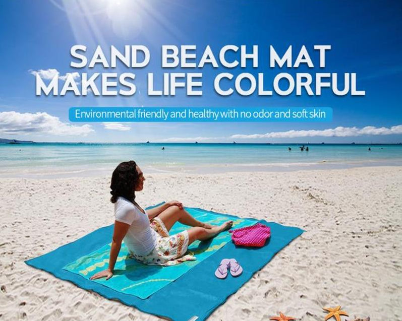 Skanto | XXL Sandfreies Strandtuch | Sand Sheet® | 200x200