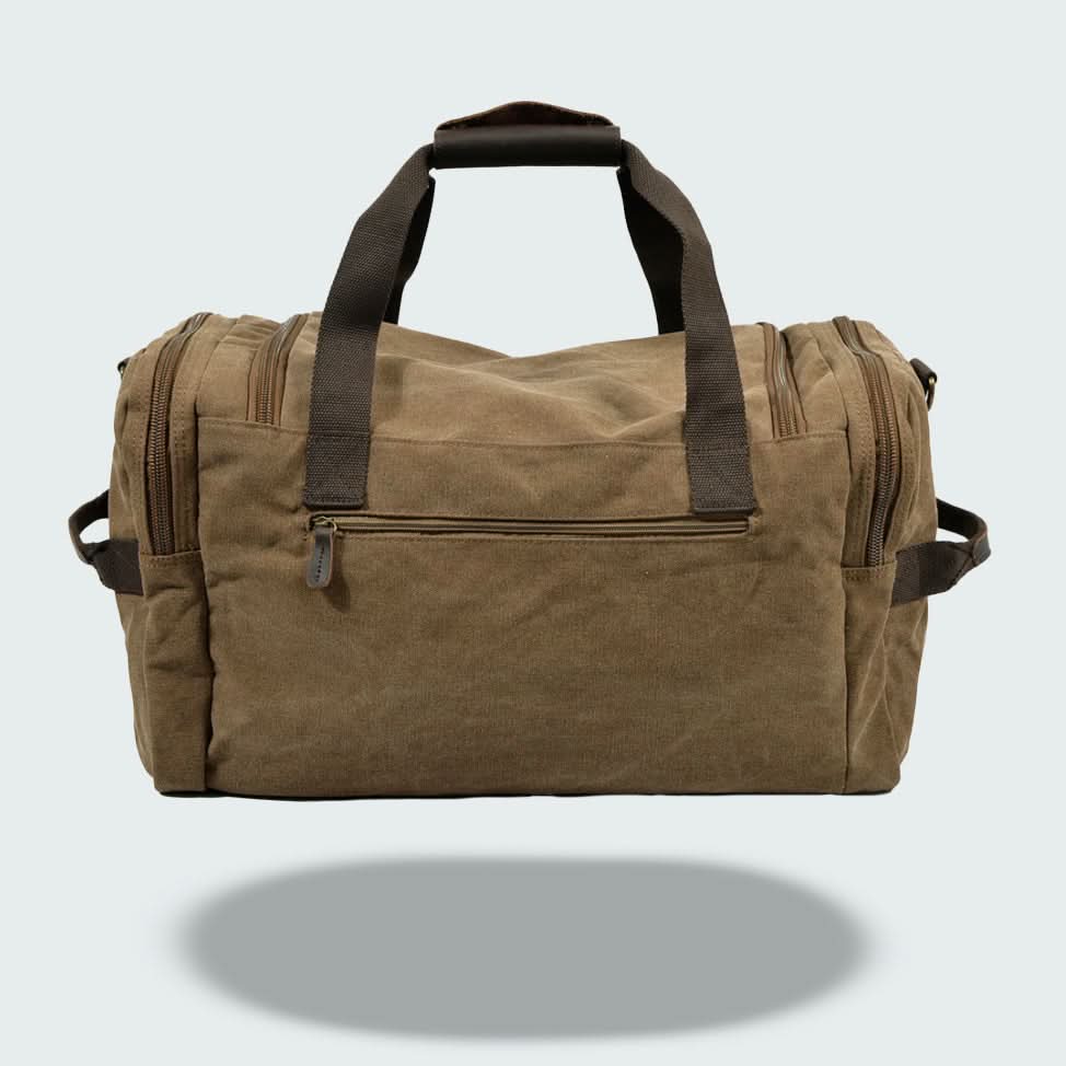 Skanto | Vanguard Reisetasche aus gewachstem Canvas & Leder – 36,5L