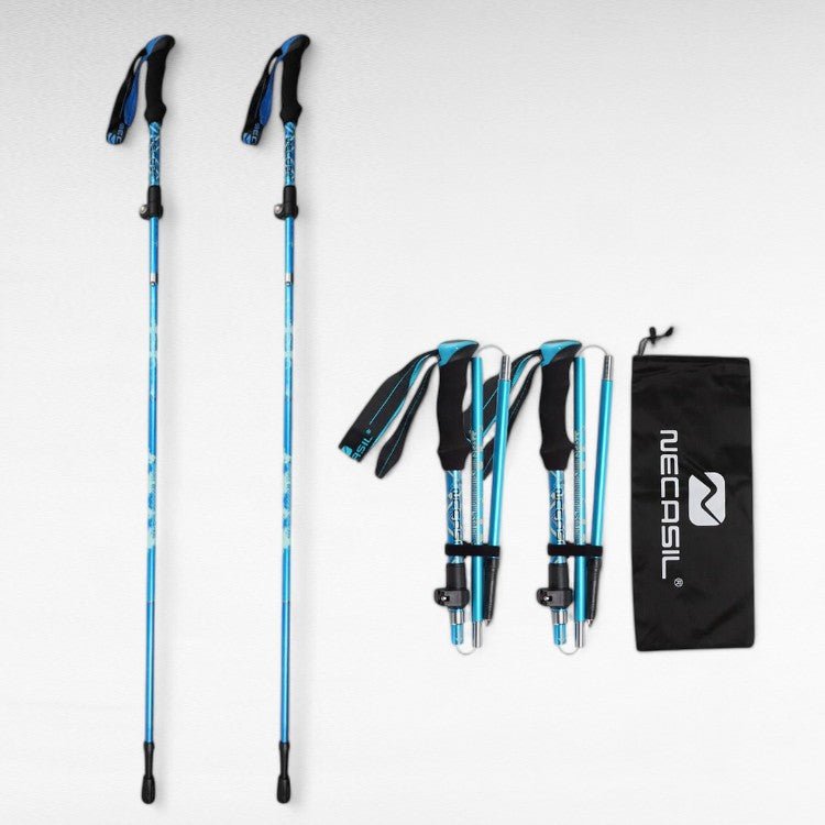 Skanto | Ergonomische Wanderstöcke | Ultraleicht, verstellbar & rutschfester Griff für Wander-, Trekking- & Rucksackabenteuer