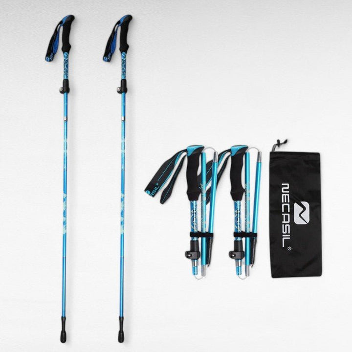 Skanto | Ergonomische Wanderstöcke | Ultraleicht, verstellbar & rutschfester Griff für Wander-, Trekking- & Rucksackabenteuer