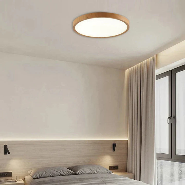Skanto | Dünne runde Deckenleuchte | Einstellbare LED, Modern | Wohnzimmer & Schlafzimmer