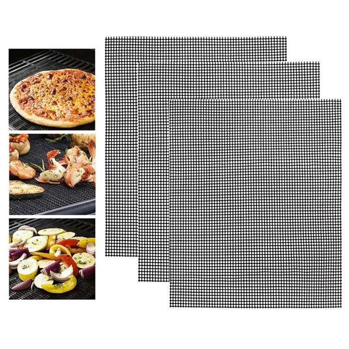 Skanto | Antihaft-BBQ-Grillmatte aus Teflon für wiederverwendbare Reinigung