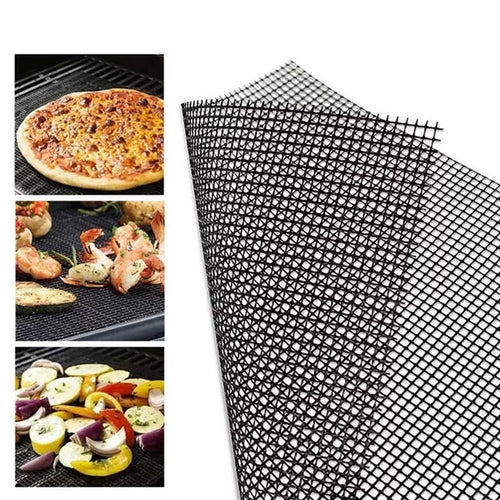 Skanto | Antihaft-BBQ-Grillmatte aus Teflon für wiederverwendbare Reinigung