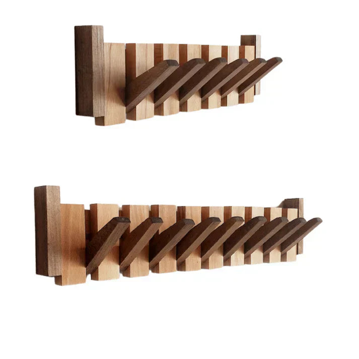 Piano Garderobe HarmonyCoat – Kreativer Wandhaken aus Holz für Flur und Eingangsbereich