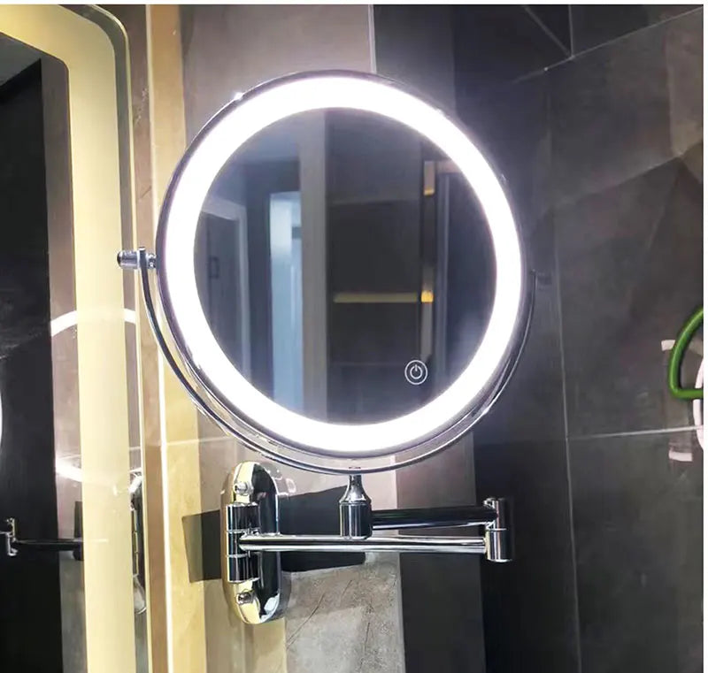 Skanto | LED-Badezimmerspiegel Wandmontage Vergrößerung