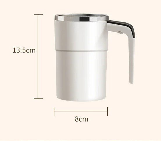 Skanto | Selbstumrührende Kaffeetasse mit Temperaturanzeige